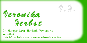 veronika herbst business card